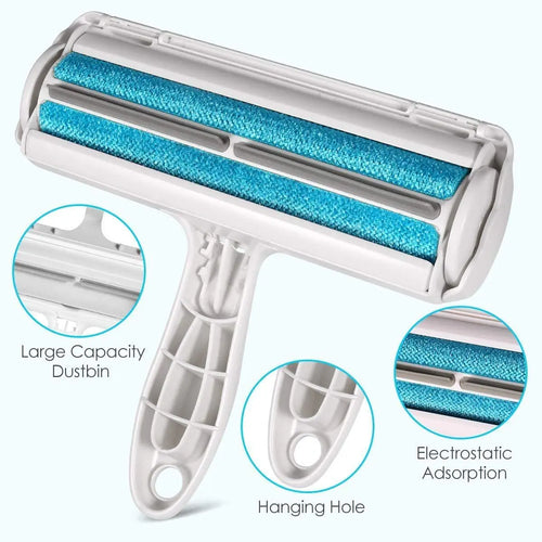 Pet Hair Remover with Self-Cleaning Base